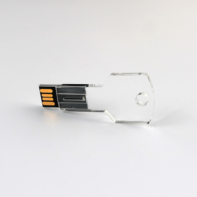 Kunci Akrilik Bening Transparan Usb Flash Drive 128GB Sesuai dengan Standar AS