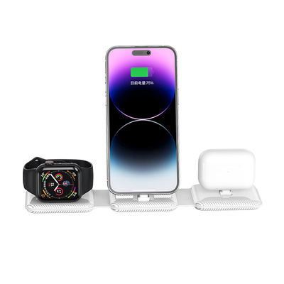 Magnetik Lipat 3 In One Wireless Charger Vertikal Kecepatan Cepat