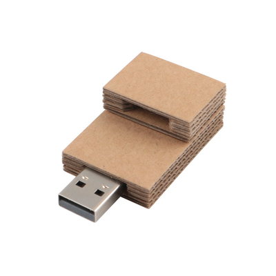 USB Flash Drive kertas persegi panjang Bahan ramah lingkungan USB 2.0 Dan USB 3.0