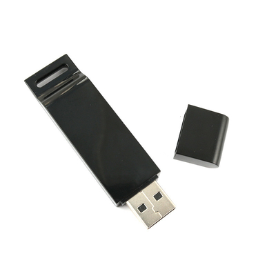 Daur ulang Black USB Stick Memory 32G-1TB Body yang dapat disesuaikan dengan finishing minyak karet