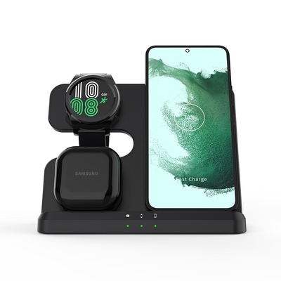Folding Flat Wireless Charger Indicator Light Fidget Spinner Light 5V/2.1A Input
