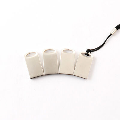 Usb Logam Dengan Gantungan Kunci Logam Usb Flash Drive Logo Laser Ikuti Desain Khusus