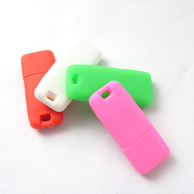 2D Silicone Custom Printed Usb Drives USB 2.0 70MB/s 512GB Open Mold