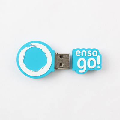 Wajah Logo Tiga Dimensi 2D USB Memory Stick USB 3.0 256GB 512GB Kecepatan Cepat