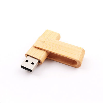 kualitas  256GB 512GB 1TB Bamboo USB Flash Drive Swivel Shapes Twist 360 Degree 3.0 Fast Speed pabrik