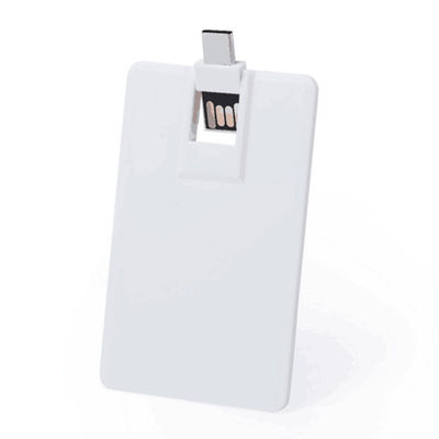kualitas  OTG Android Credit Card Usb Memory Stick CMYK Print 64GB 128GB pabrik