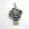 Gaya Perhiasan Bunga USB Flash Drive 2.0 Dengan Chip Tersembunyi Di Dalam