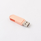 Rose Gold Metal Color 360 Derajat Twist USB Drive Mengunggah Data Gratis