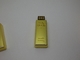Metal 2.0 Gold Bar USB Kecepatan Membaca Dan Menulis Cepat 64GB 128GB