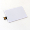 Teka-teki Kartu Kredit USB Sticks 2.0 UDP Flash Chips Bentuk CMYK Print Logo