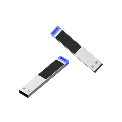 Flash Drive Metal Plastik yang Disesuaikan dengan Upload Logo untuk Penyimpanan Data