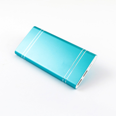 2400mah 3000mah 18650 Li Ion Pengisi Daya Baterai Portabel Metal Power Bank