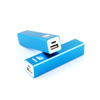 Badan Logam Berwarna-warni 2600MAH Gaya Periklanan Bank Daya Portabel OEM / ODM