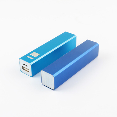 Badan Logam Berwarna-warni 2600MAH Gaya Periklanan Bank Daya Portabel OEM / ODM