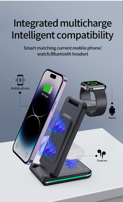 ≤6mm Jarak Transmisi Multifunction Wireless Charger dengan Efisiensi Pengisian ≥ 73%