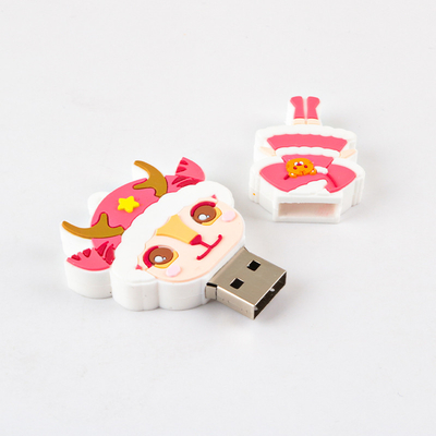 Desain oval USB flash drive pribadi dengan data pra-muat Ya