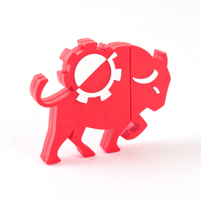 Tingkatkan Gambar Anda dengan Desain persegi panjang USB Flash Drive Pribadi