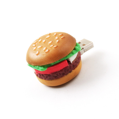 KFC McDonald's hamburger berbentuk USB flash drive khusus untuk makanan buatan hadiah perusahaan