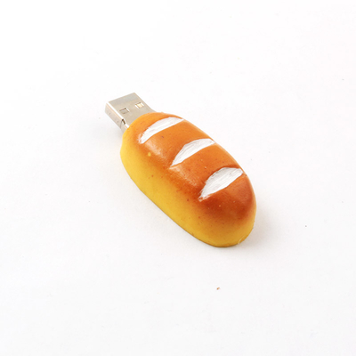 USB 3.0 Bread Custom USB Flash Drive dengan penyimpanan data 10 tahun dan data preload