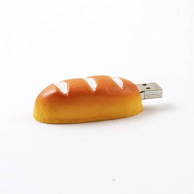 USB 3.0 Bread Custom USB Flash Drive dengan penyimpanan data 10 tahun dan data preload