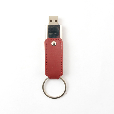 Print Logo yang dapat disesuaikan / Memori Stick Kulit Embossing Dengan Kecepatan Penulisan 10mb/S