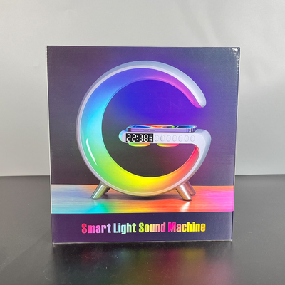 Dengan LED Dengan Jam Dengan Speaker Dengan Bluetooth Wireless Charger Cepat 15W