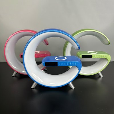 Dengan LED Dengan Jam Dengan Speaker Dengan Bluetooth Wireless Charger Cepat 15W