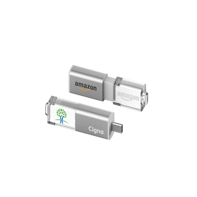 High-Performance OTG USB Flash Drive untuk Windows dengan Print atau Laser Logo