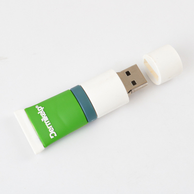 Percetakan Layar Sutra USB Flash Drive Custom dengan USB 2.0 Interface cetakan terbuka dengan desain pelanggan