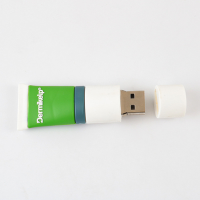 Percetakan Layar Sutra USB Flash Drive Custom dengan USB 2.0 Interface cetakan terbuka dengan desain pelanggan