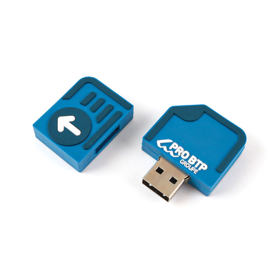 2GB Custom USB Flash Drive 10 Tahun Penyimpanan Data Gratis Dan Cepat Karya seni Disesuaikan