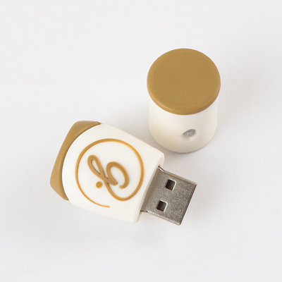 10 Tahun Penyimpanan Data USB Flash Drive Custom dengan Artwork Waktu Cepat dan Silk Screen Printing