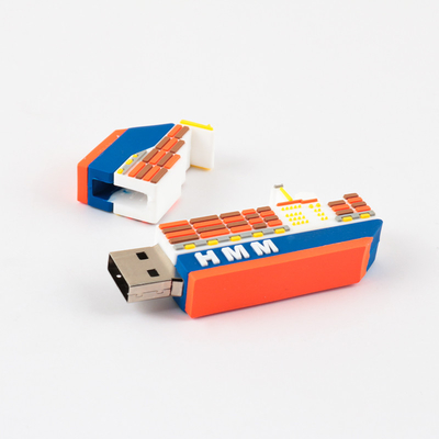 Custom USB Flash Drives Berwarna-warni Open Mold Dengan Bentuk Pelanggan