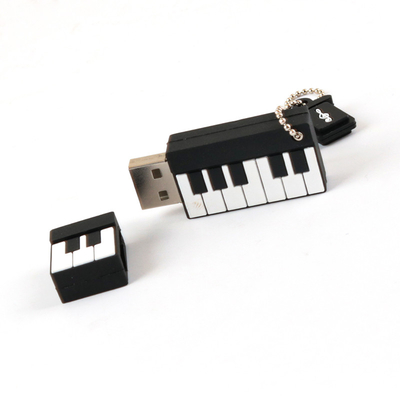 Flash Memory UDP atau PCBA Custom USB Flash Drive dengan Open Mold Piano Shape