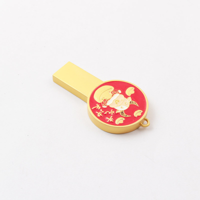 Logo Cetak Shockproof -20°C sampai 85°C Metal USB Flash Drive 8-15MB/s Tulis