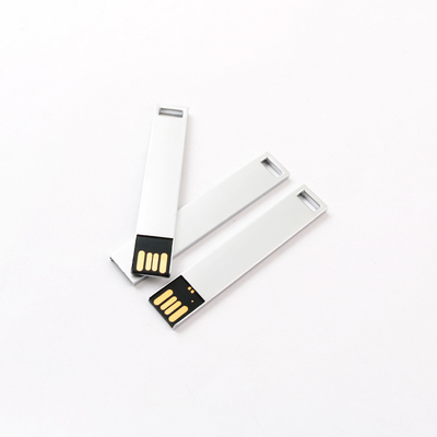 Perak atau Custom Made Metal USB Flash Drive -20°C sampai 85°C Untuk Bisnis Anda