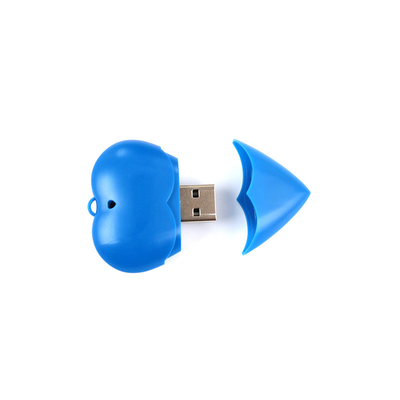 Waterproof Plastic USB Flash Drive Dengan Lapisan Minyak Karet