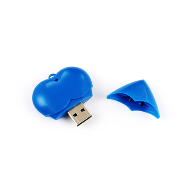 Waterproof Plastic USB Flash Drive Dengan Lapisan Minyak Karet