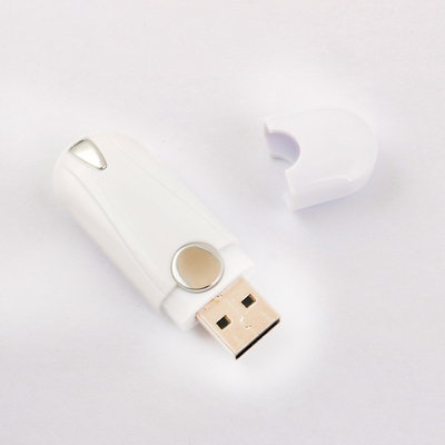 Eco Friendly Daur Ulang Plastik USB Stick USB 3.1 Antarmuka Hitam Putih Full Memory Berbagai Kapasitas