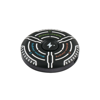 Multifunction Wireless Charger Support Box Cetak Logo Fidget Spinner Indikator Cahaya