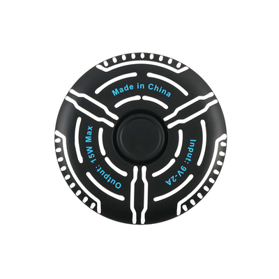 Multifunction Wireless Charger Support Box Cetak Logo Fidget Spinner Indikator Cahaya