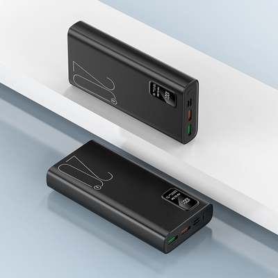 PC Portable Power Bank Baterai Putih Atau Hitam 5V Output Untuk mengisi ulang Smartphone
