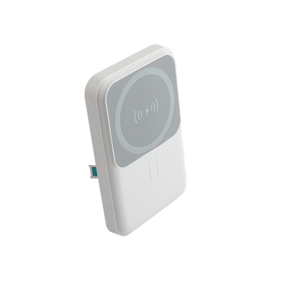 PC Portable Power Bank Dengan Baterai Li Polymer Box Putih Kecil Micro USB Type C Input Interface