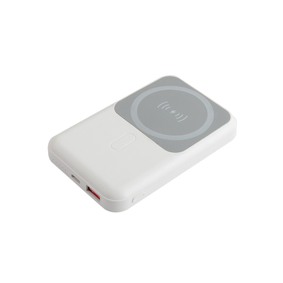 PC Portable Power Bank Dengan Baterai Li Polymer Box Putih Kecil Micro USB Type C Input Interface
