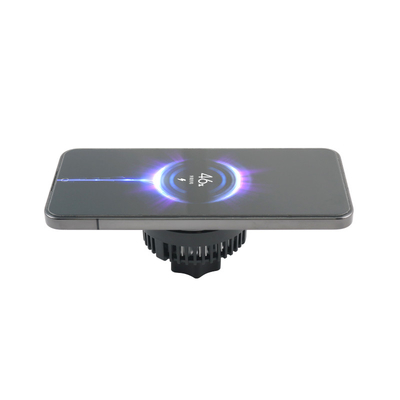 15W Car Wireless Charger Jenis Magnetik Dengan Lampu LED Dan Pendingin