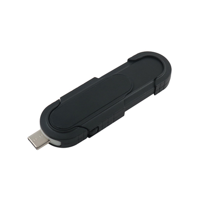 Compact Hitam USB Flash Drive dengan Plug and Play Fungsi