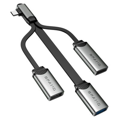 Kabel Hub Untuk Membaca Untuk Kartu TF Kartu SD Usb 2.0 Dan Usb 3.0 Transfer Data Cepat