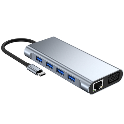 Adaptor Hub Transfer Data Super Speed dengan PCBA dan Manual Pengguna