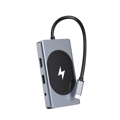 Adaptor Multifungsi USB Type C HUB 9 In One Dan Dengan Pembacakan Kartu Memory