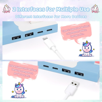 EasyCarry Multi Port Type C Stasiun USB C Hub Smart Adapter